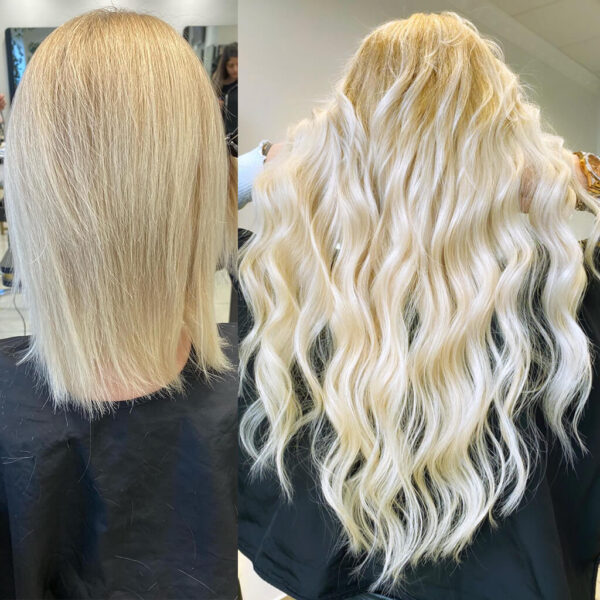 Hair Extensions Before and After — New Times Hair