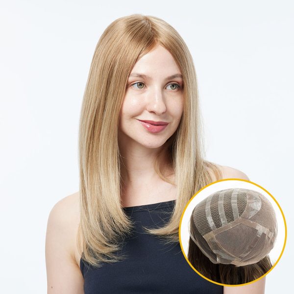 NATALIE Hand-Tied Lace Wigs Premium Mongolian Remy Hair for caucasion women Newtimes Hair (5)